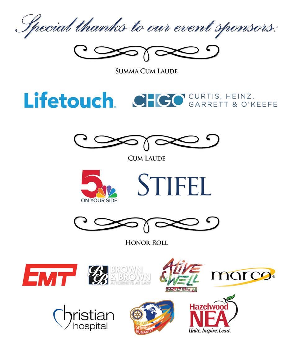 Special thanks to our event sponsors 
